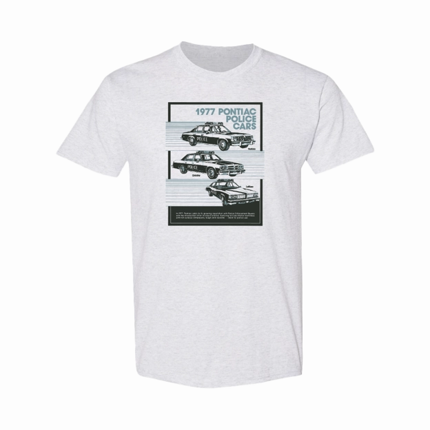 Casual Comfort Top 1977 Pontiac Police Cars T-Shirt