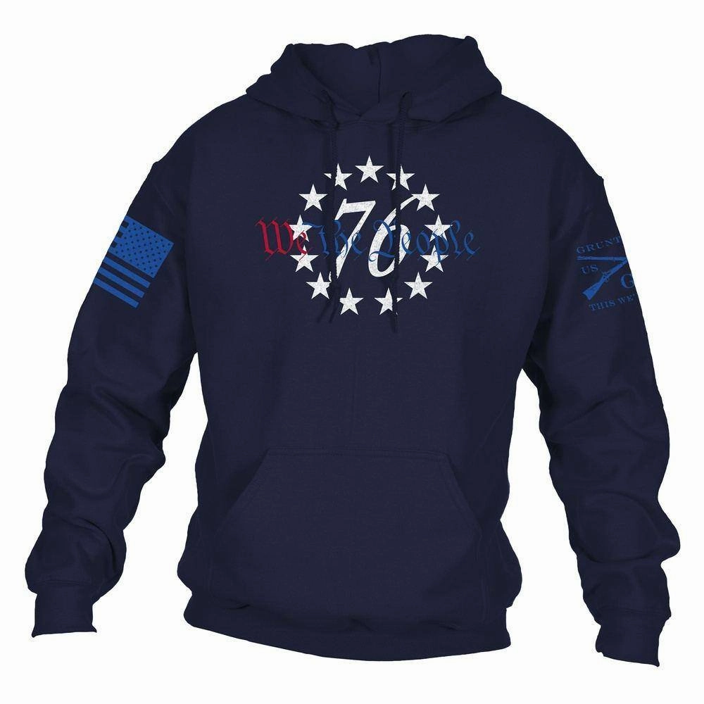 76 We The People Hoodie - Navy Core Active