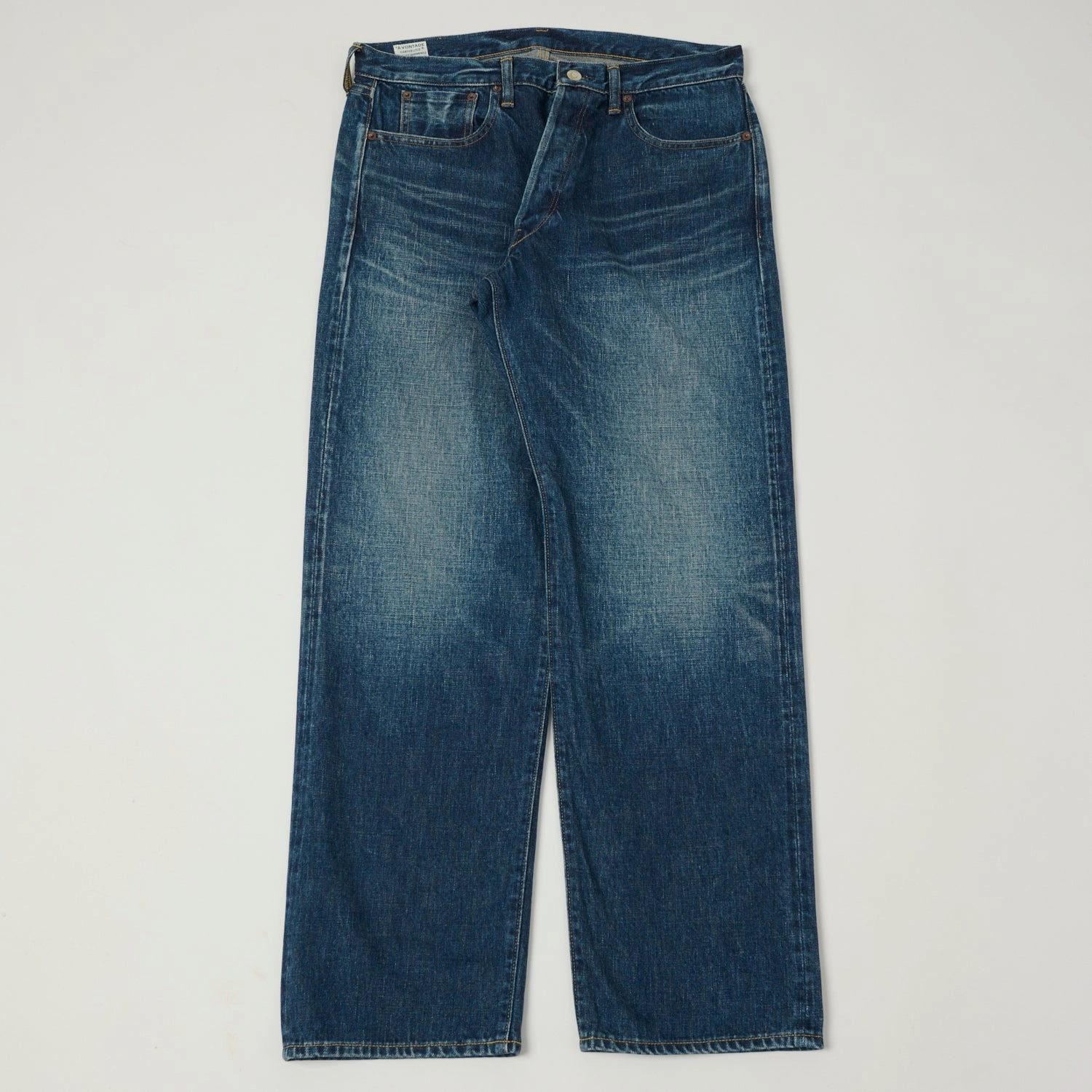 A Vontade 0102SXX Regular Straight Jean - Dark Blue Wash Spring Mood Bold Look All Style Fit