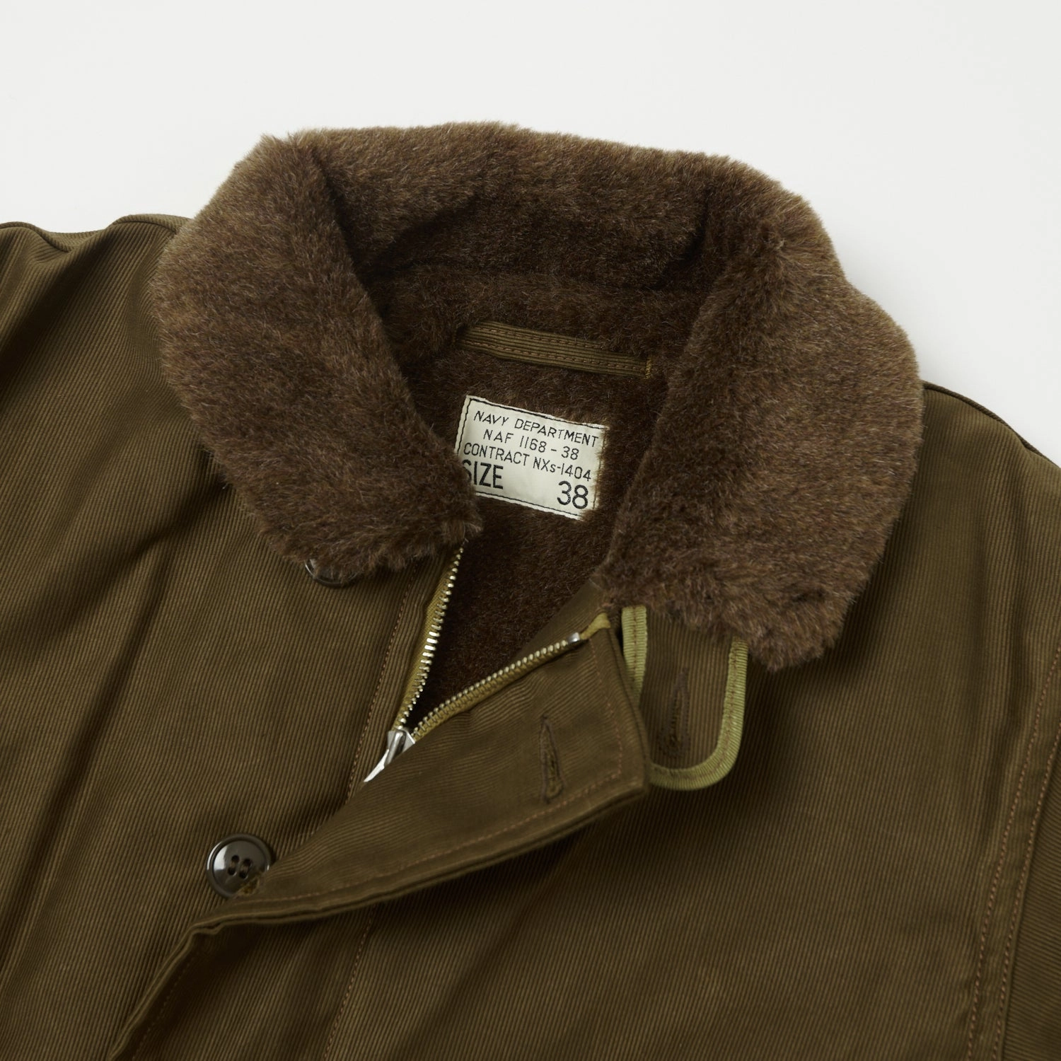 Layer Smart Freewheelers & Co Type N-1 Deck Jacket - Dark Red Beige