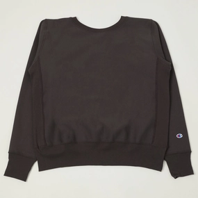 ideal for birthdays Champion Made in USA Reverse Weave Crewneck Sweatshirt - Brown