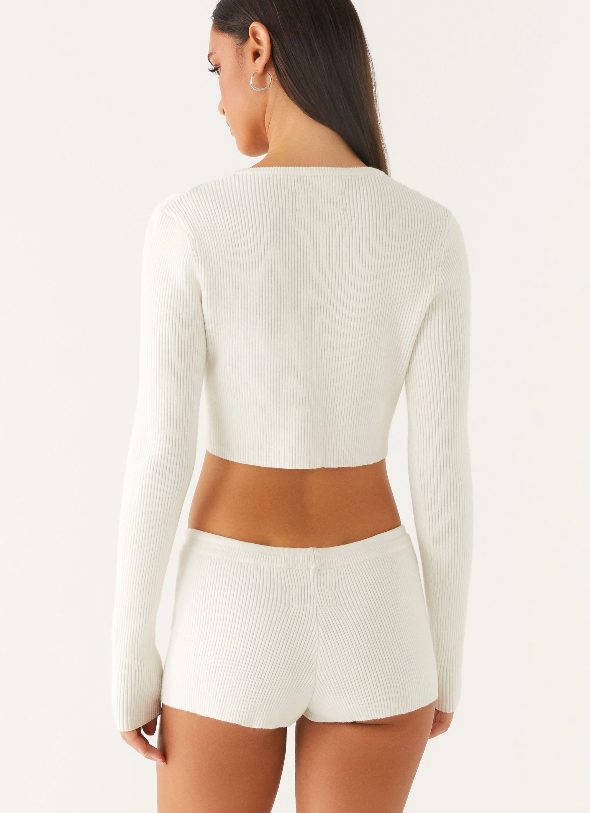 Adria Mini Shorts - Ivory Spring Style Fresh Tones