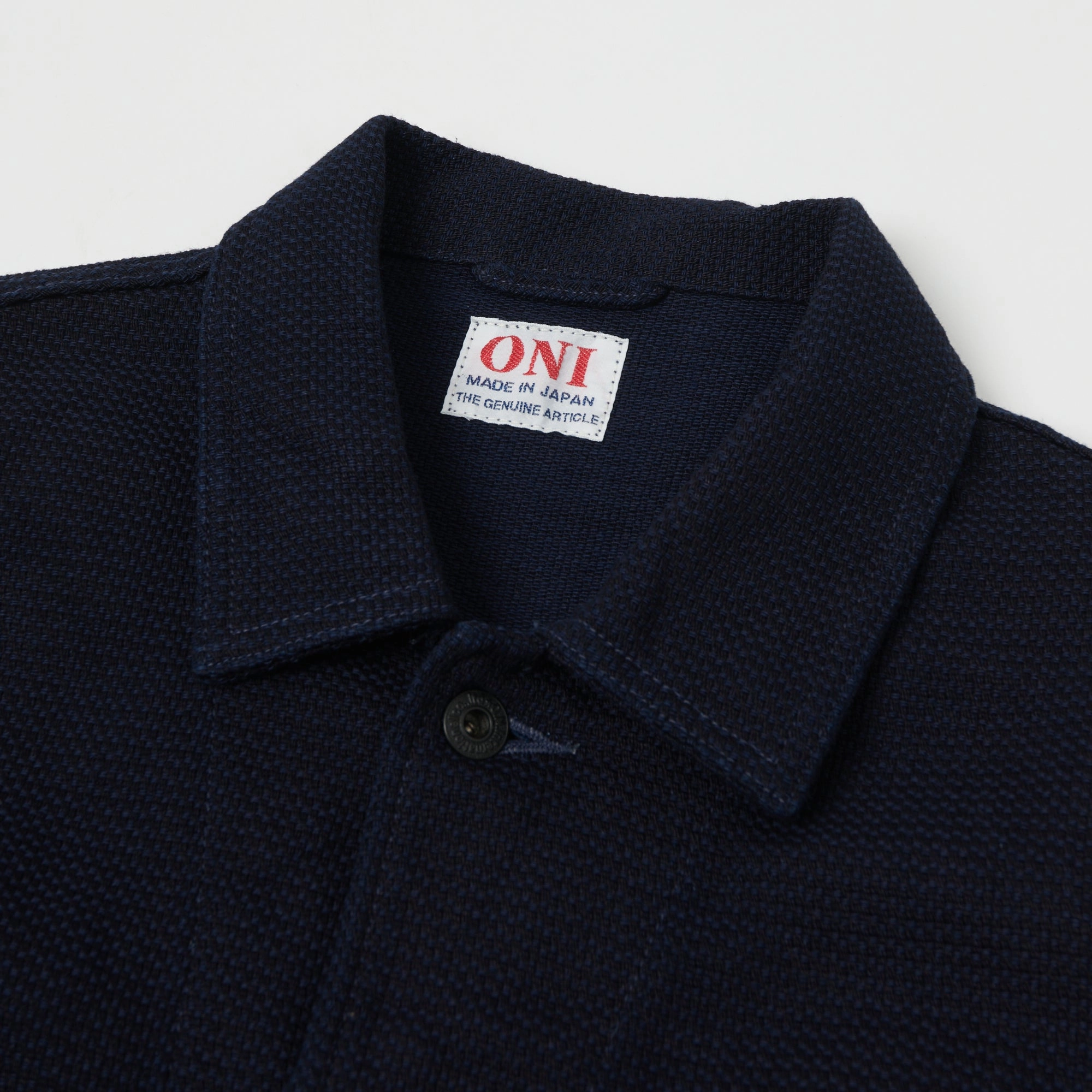 ONI Denim 03100-ID Sashiko Dobby Coverall Jacket - Indigo Publish