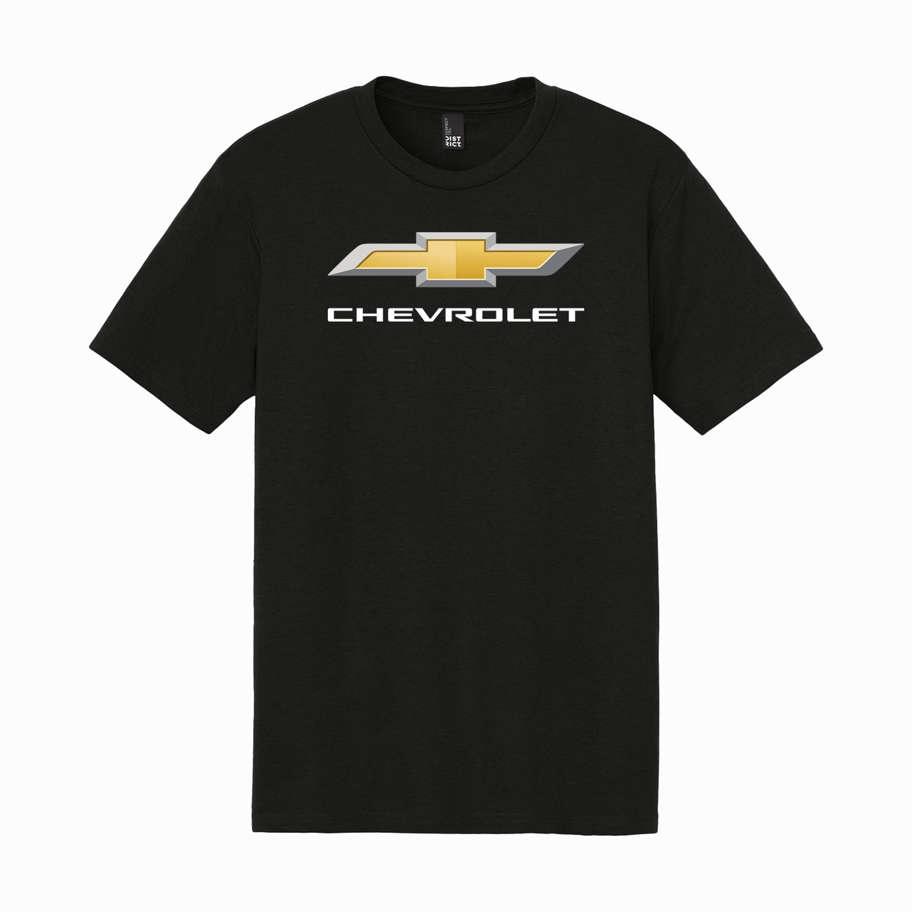 Chevrolet Gold Metal Bowtie T-Shirt Simple Yet Elegant Quick Drying