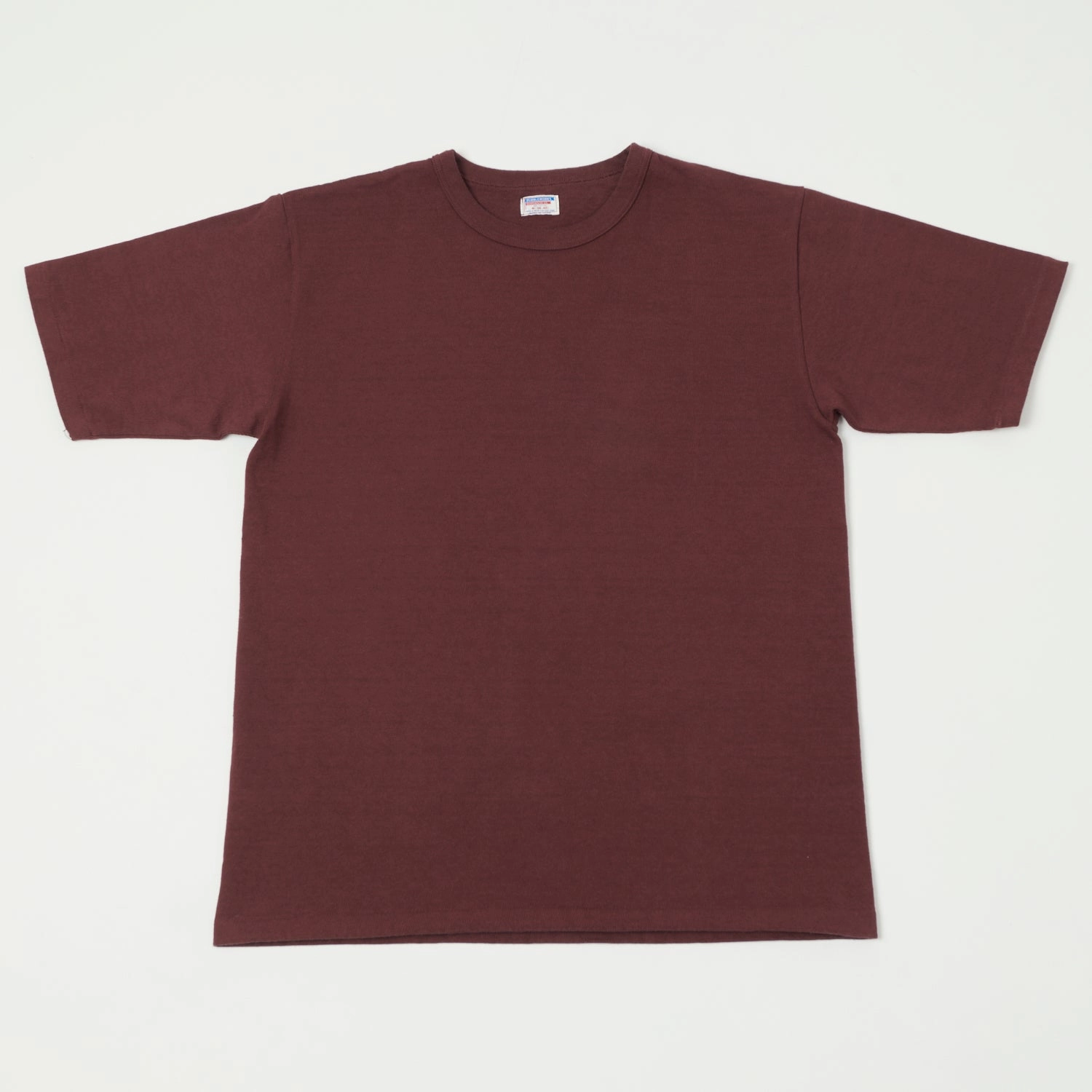 Chic Vibe Minimalist fashion Dubbleworks Heavy Fabric Tee - Bordeaux