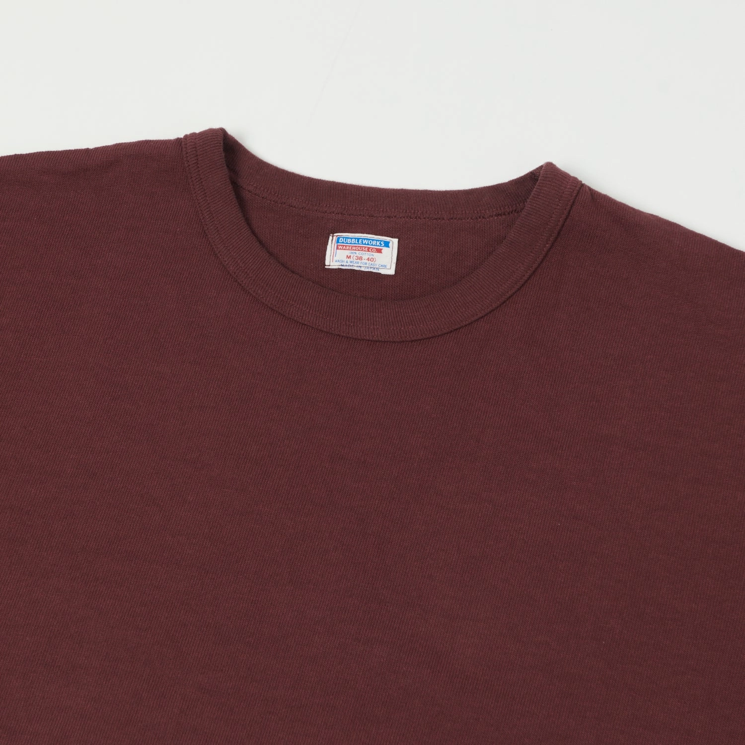 Dubbleworks Heavy Fabric Tee - Bordeaux perfect for all-day wear Comfortable And Trendy