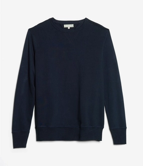 Anti-pilling Merz b. Schwanen 346 Classic Sweatshirt - Ink Blue