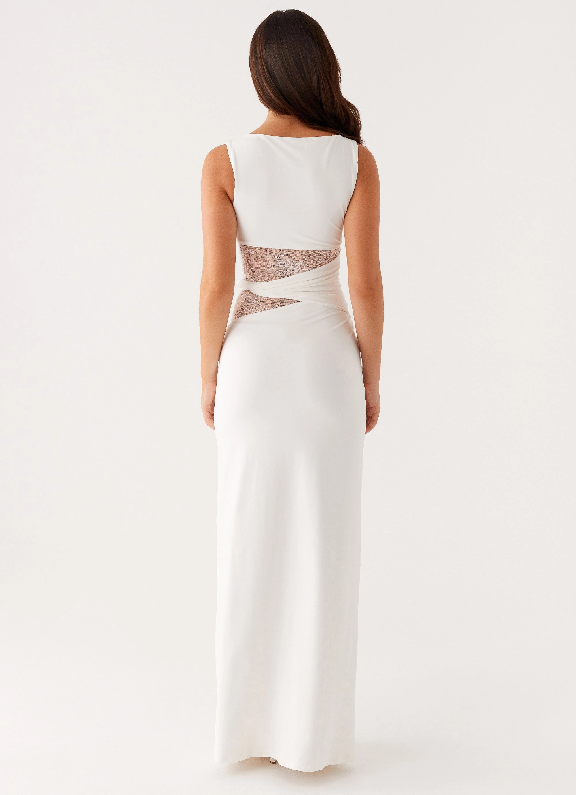Calm Finish Karma Maxi Dress - White
