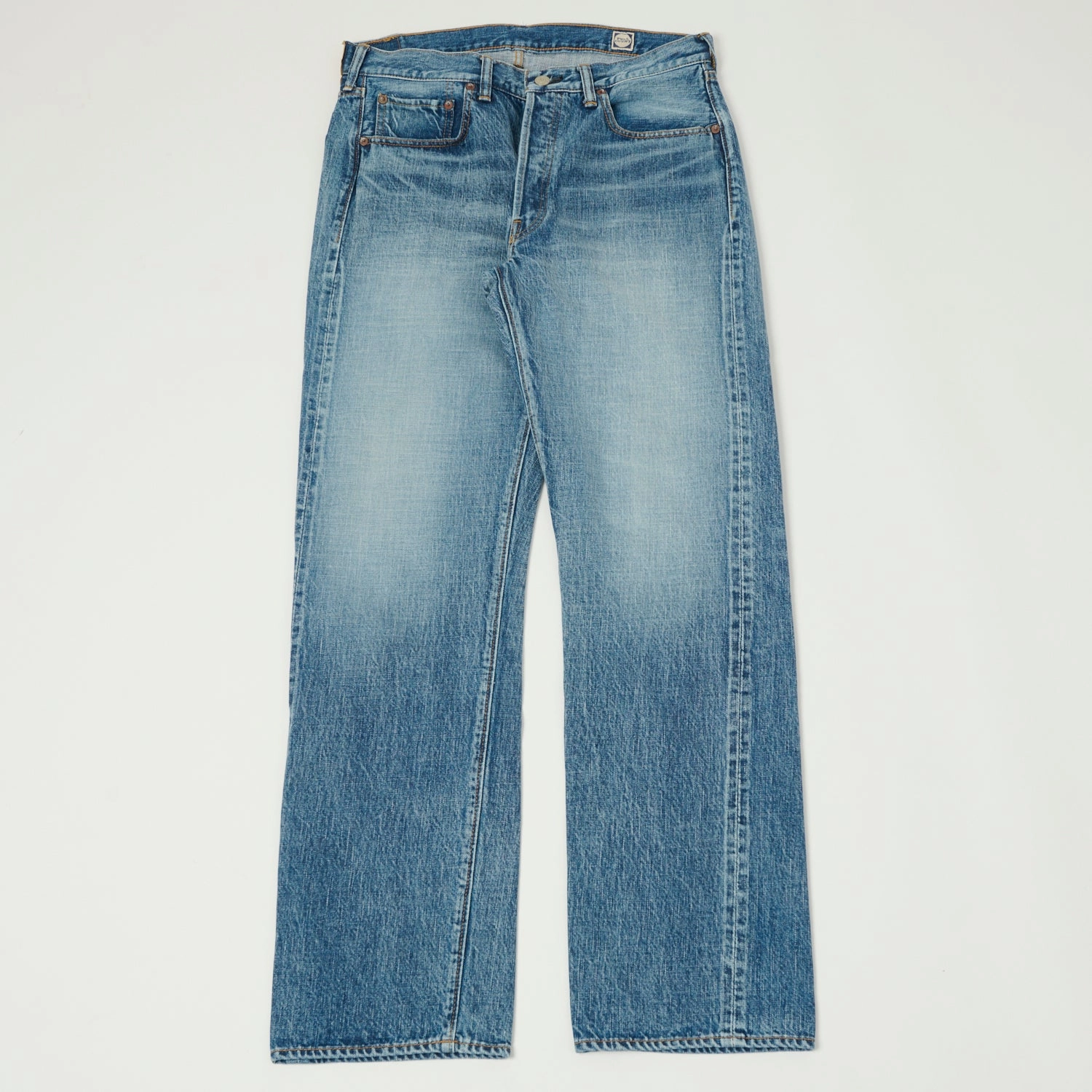 Full Count 1102 13.7oz Regular Straight Jean - 'Eastbourne' Wash Flexible Waist Always Appropriate