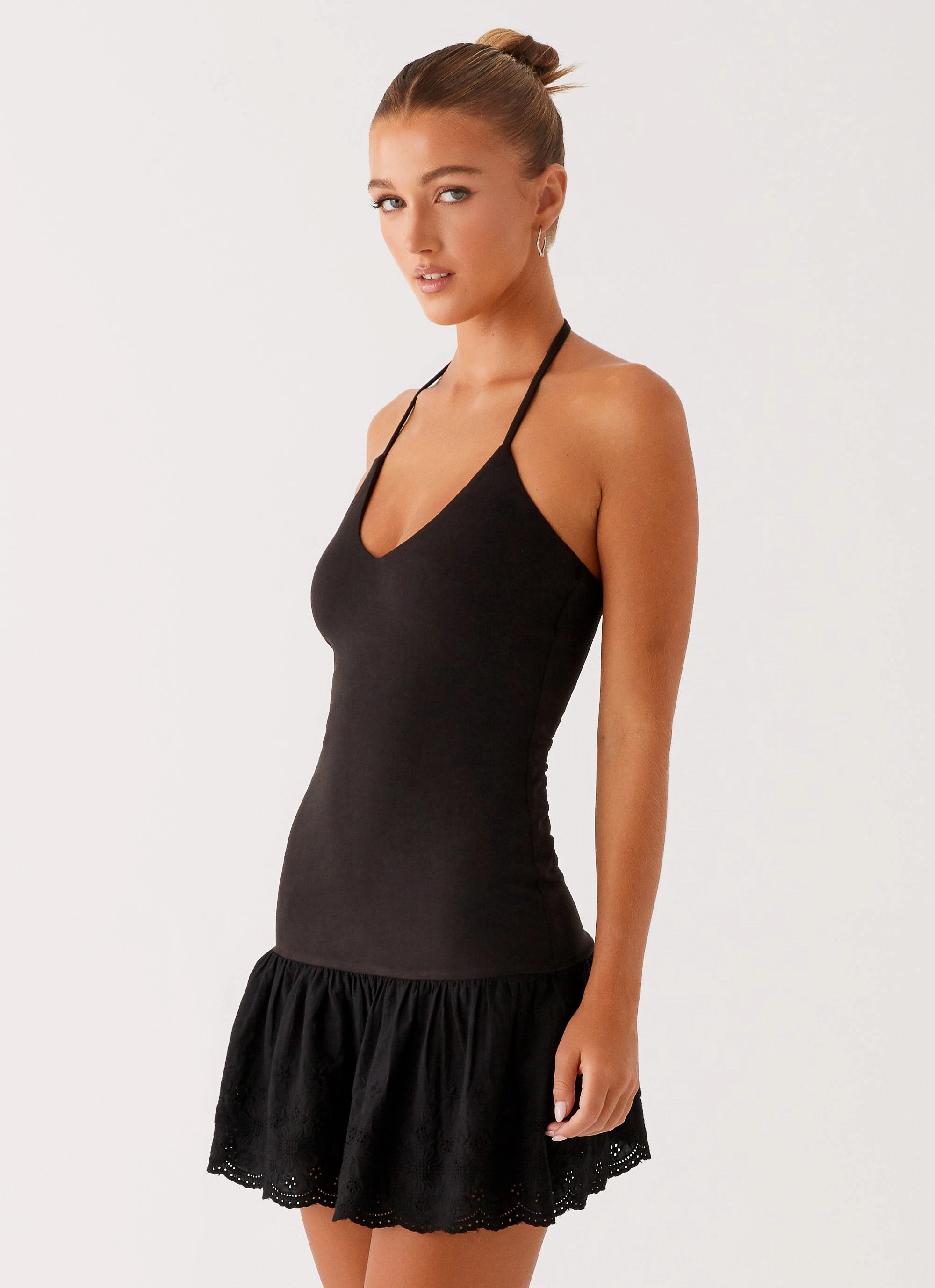 Bare Arm Amsterdam Mini Dress - Black