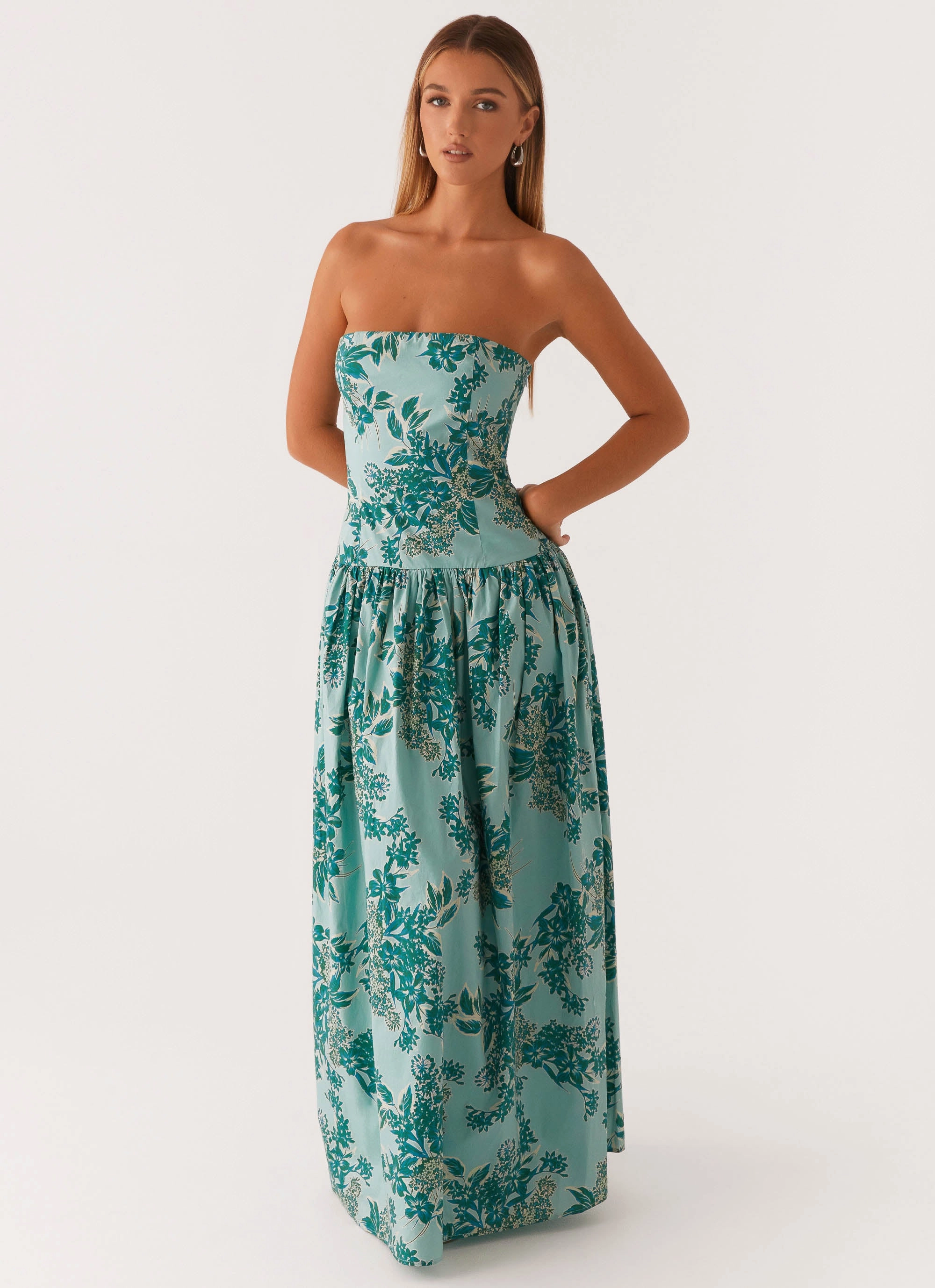 Andorra Maxi Dress - Cloud Nine Floral Feminine Energy