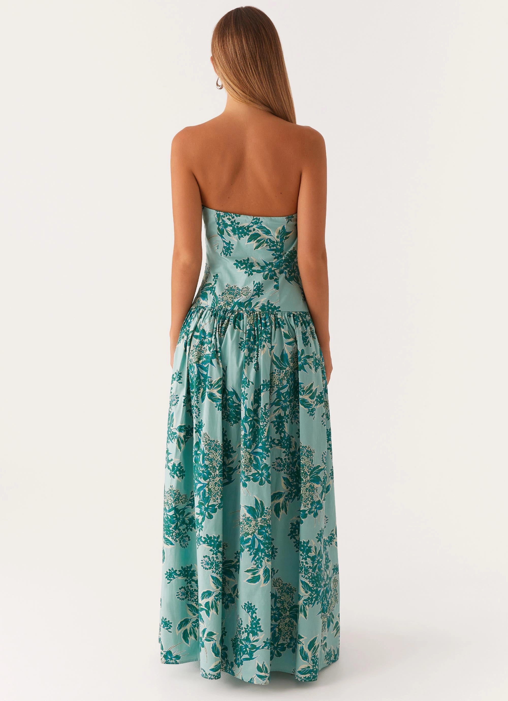 Polite Color Andorra Maxi Dress - Cloud Nine Floral