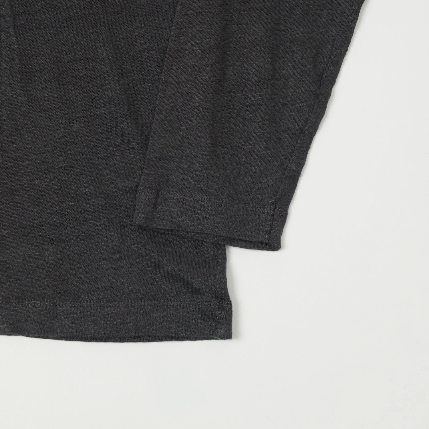 Hartford Linen Henley - Charcoal Comfort Design Comfy and Versatile
