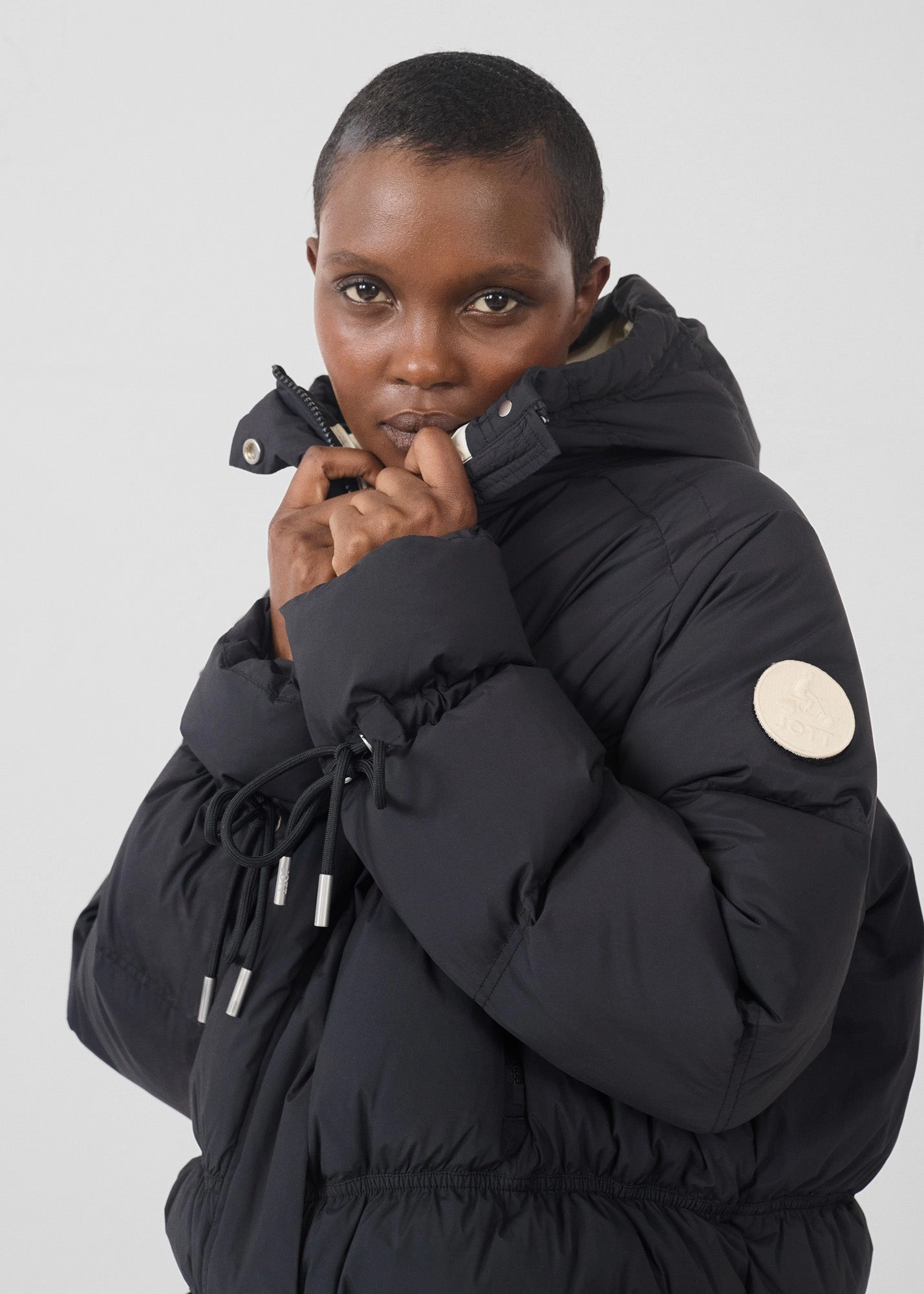 Multi Pocket Design Neutral palette Veste Grand Froid esprit puffer Noir Nami