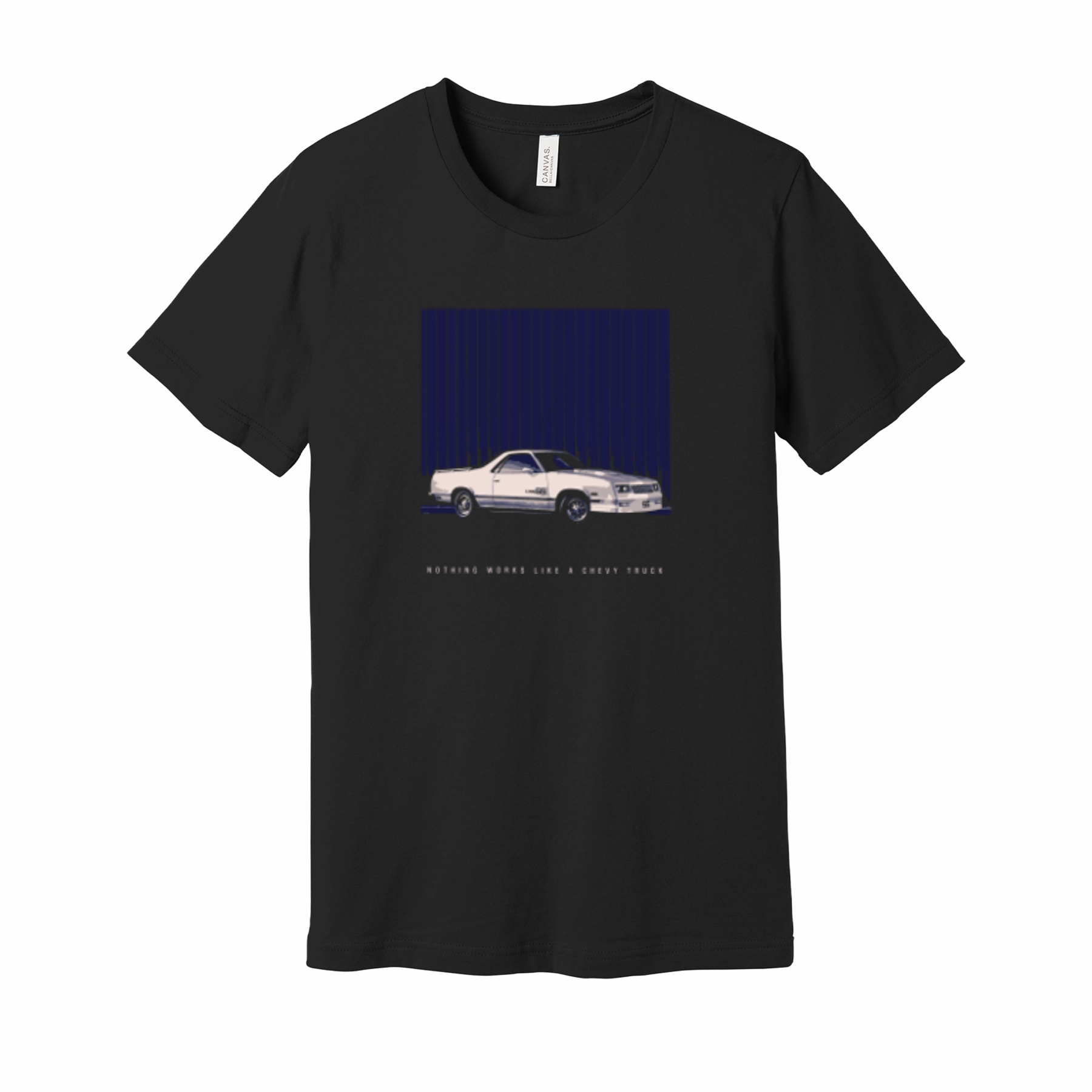 Bright and Bold Chevrolet El Camino Stripes Graphic T-Shirt