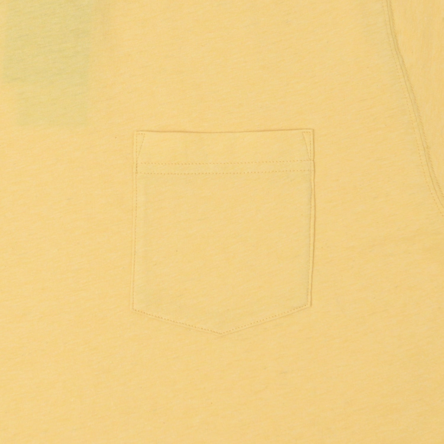 Beams Plus Pocket T-Shirt - Yellow Long Sleeve Flexible Comfort