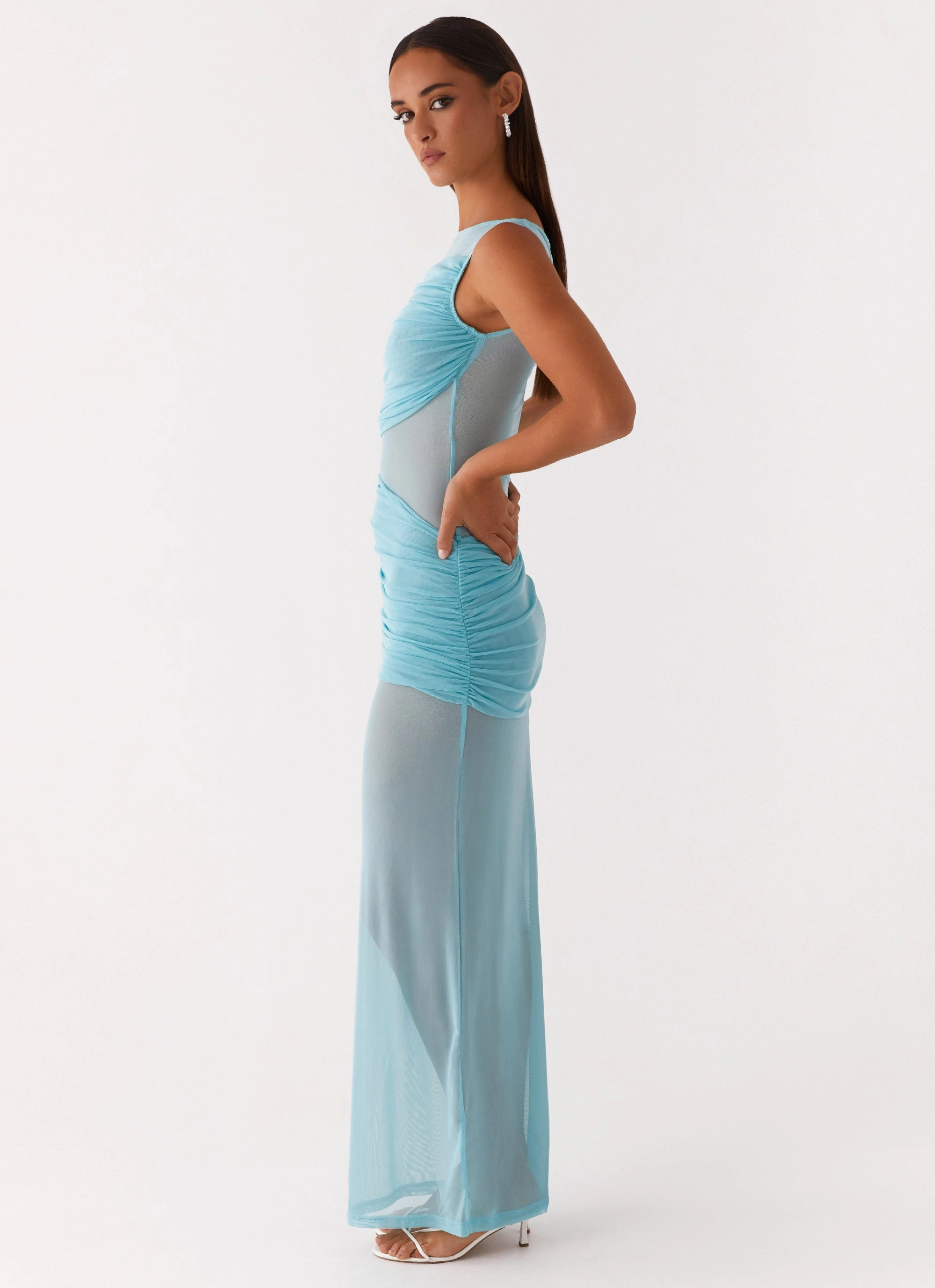 Apollo Maxi Dress - Aqua Villa Light