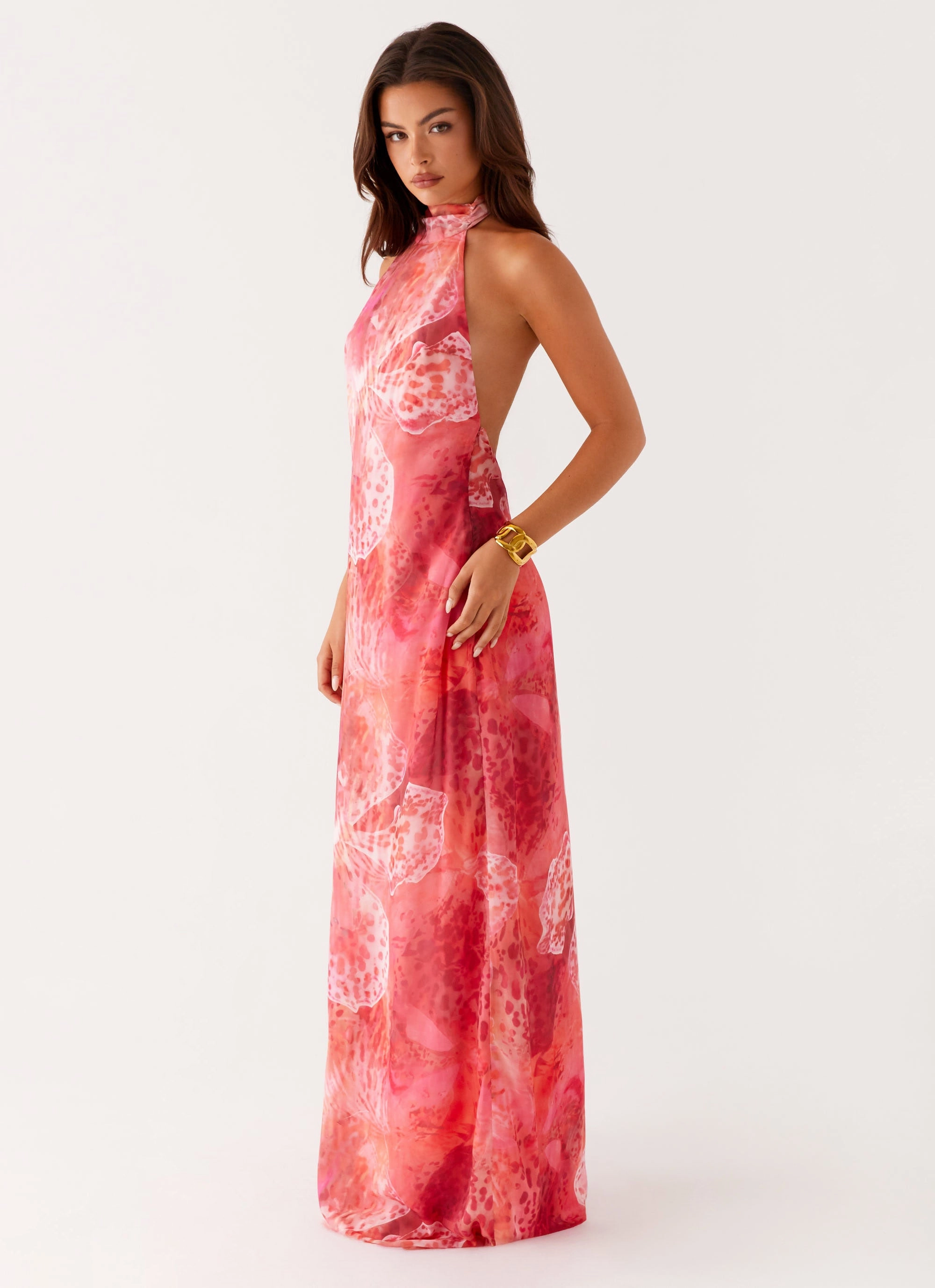 California Maxi Dress - Flamingo Fling Urban Style Happy Soul