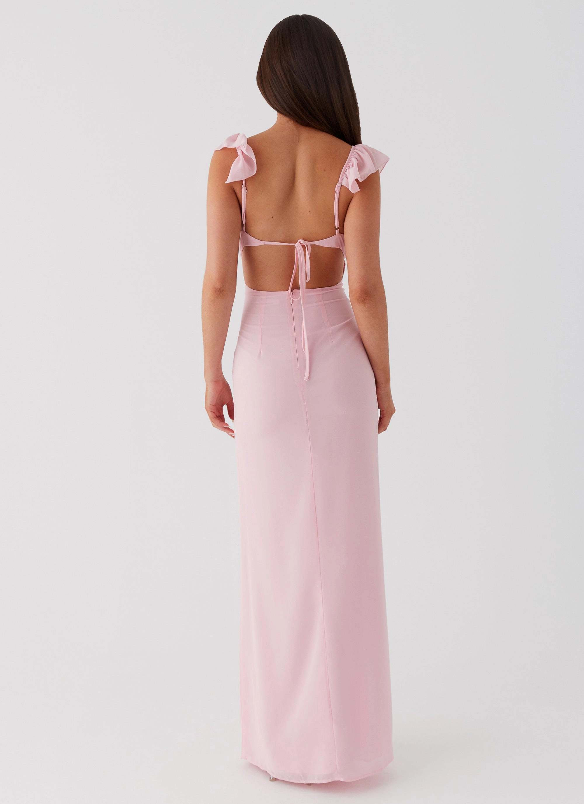 Silvie Maxi Dress - Pink Timeless Fit Look