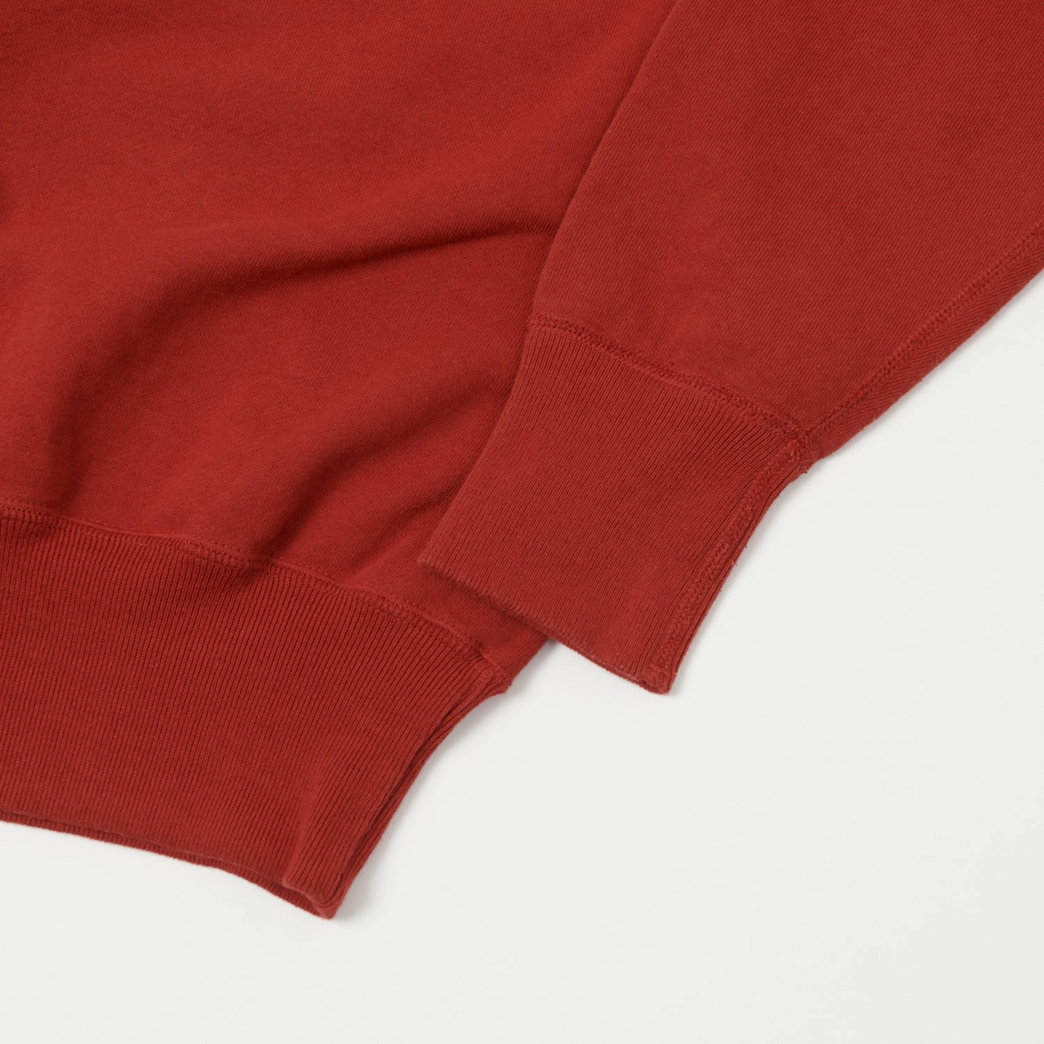Warehouse & Co 461 Raglan Sleeve Sweatshirt - Red Layered Fashion Essential Minimal