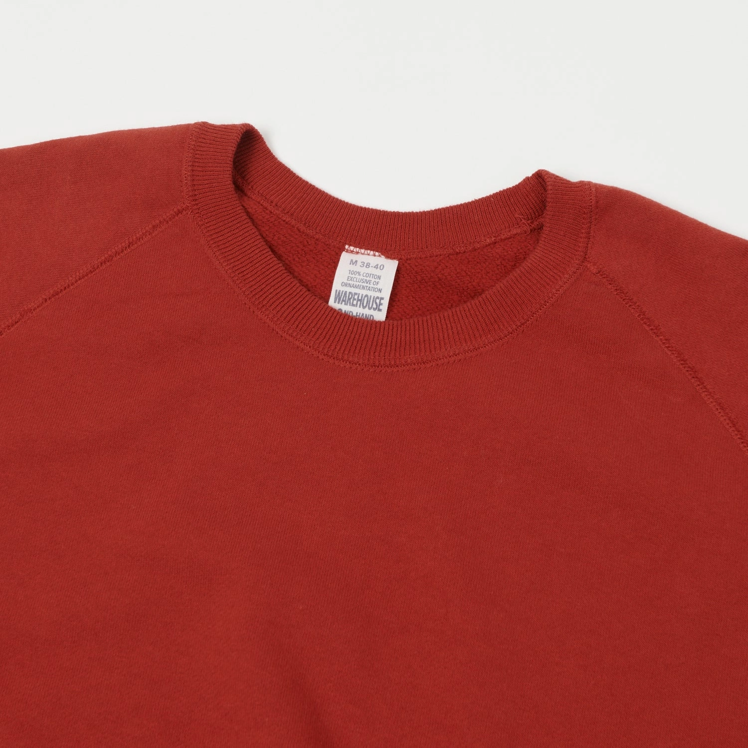 Essential Layer User Experience Warehouse & Co 461 Raglan Sleeve Sweatshirt - Red