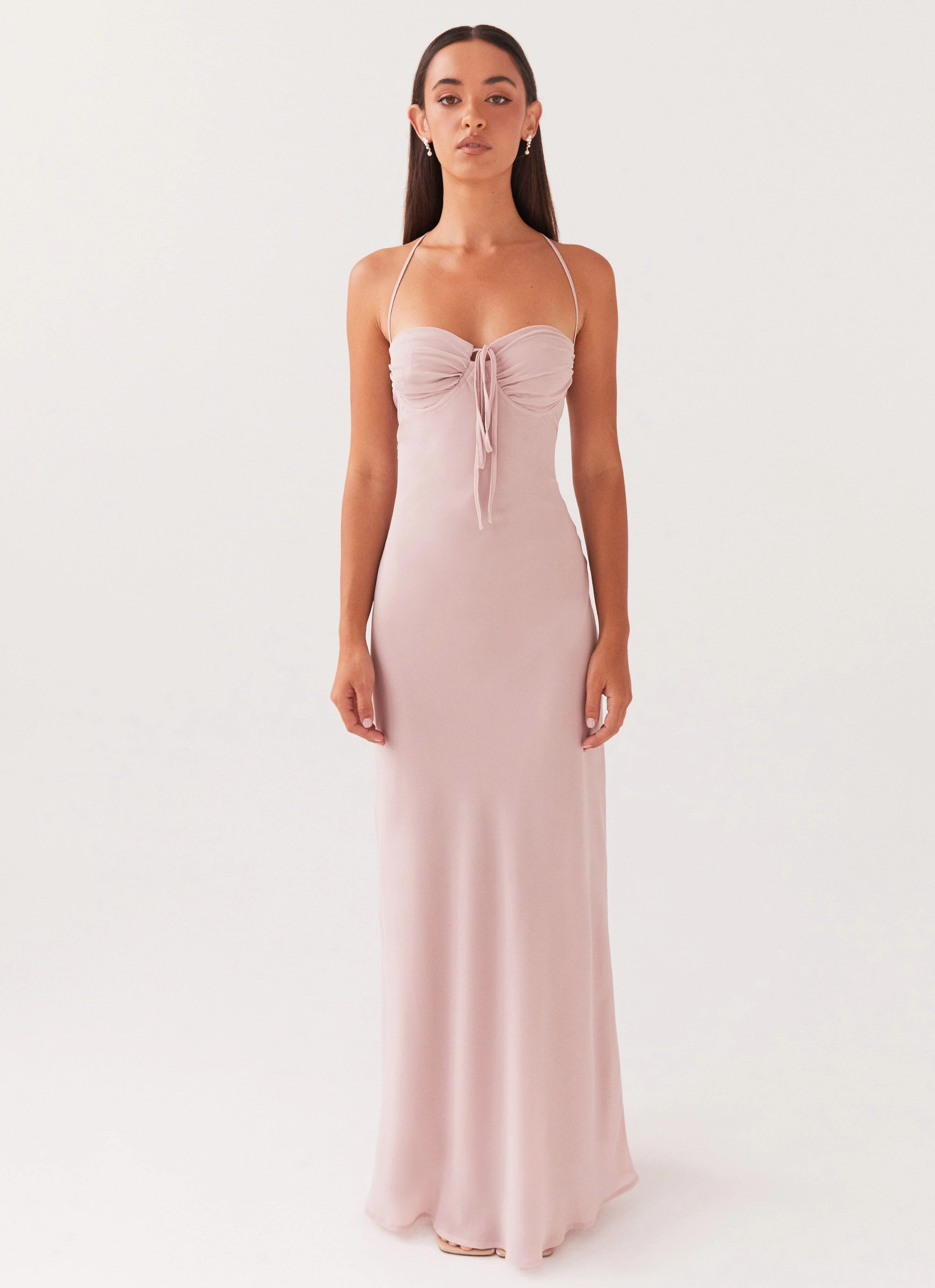 Cool Undertone Aveline Maxi Dress - Mauve