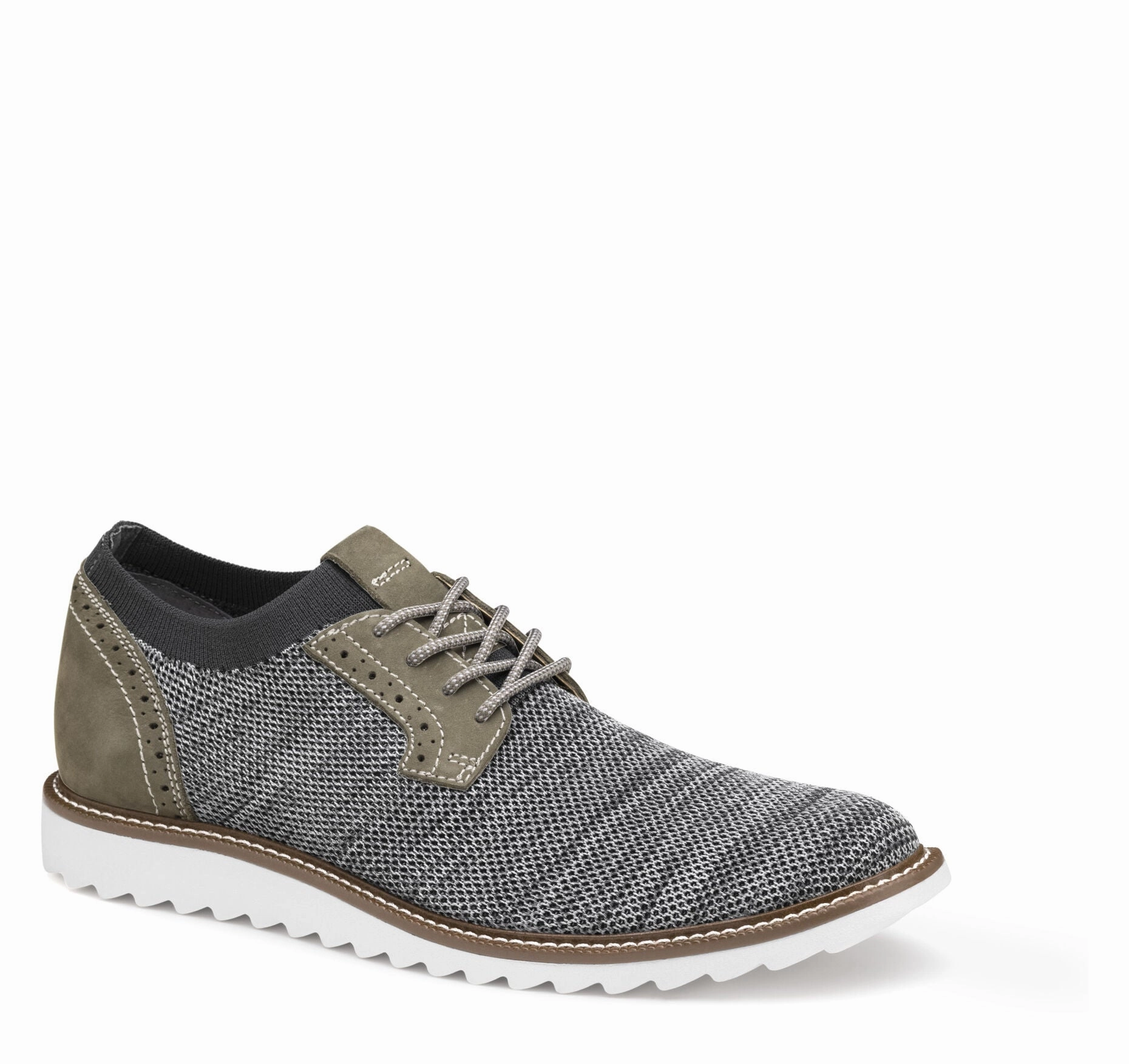 Textured Finish Active Worker Refined Everyday Johnston & Murphy Men's Duncan Knit Plain Toe Casual Shoe