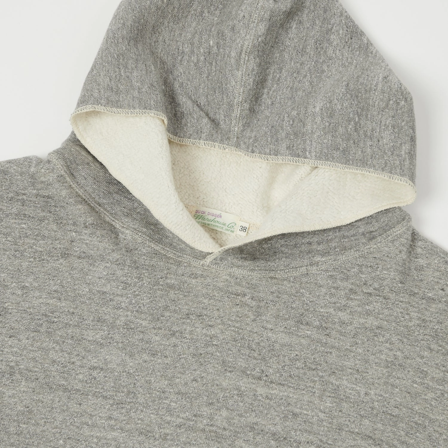 Soft Touch Fabric Warehouse & Co 453 Two Pocket Hooded Sweatshirt - Heather Grey