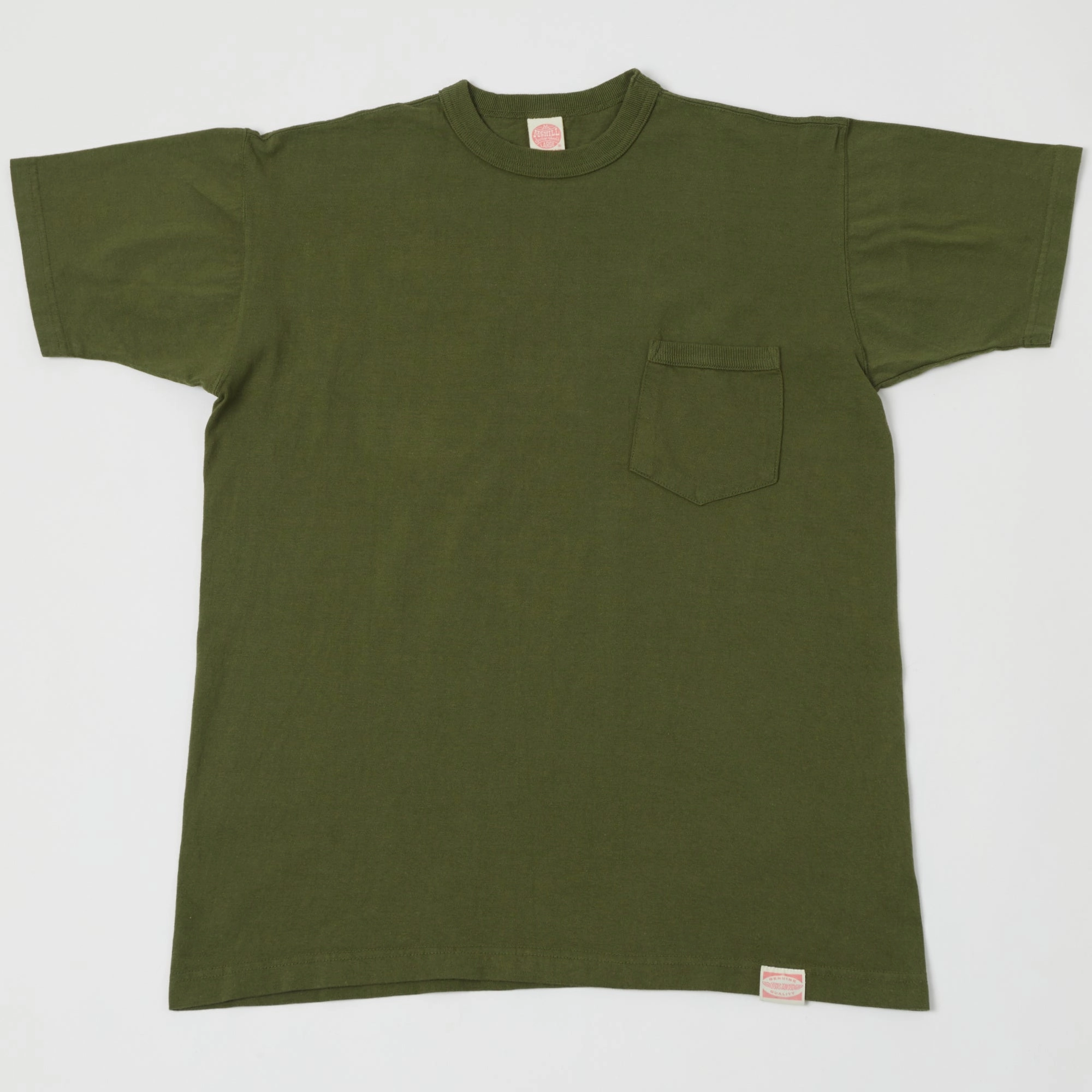 Active Wear Fit TOYS McCOY Pocket T-Shirt - Olive