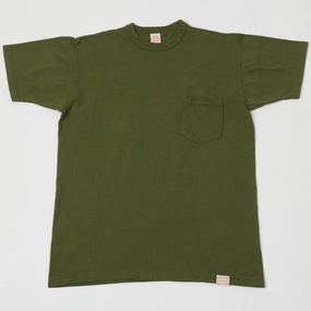 Active Wear Fit TOYS McCOY Pocket T-Shirt - Olive