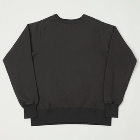 Buzz Rickson's Raglan Sleeve Freedom Sweatshirt - Black Date night Casual Comfort