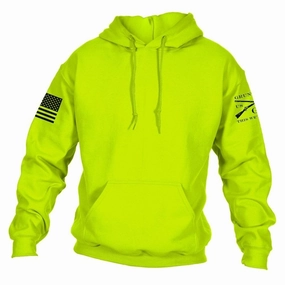 Essential Minimal Breathable wear Basic Hoodie - Safety Green