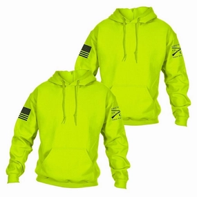 Basic Hoodie Safety Green 2 Pack Comfy and Cozy jersey