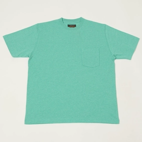 Street Smart Flatlock stitching Beams Plus Pocket T-Shirt - Green