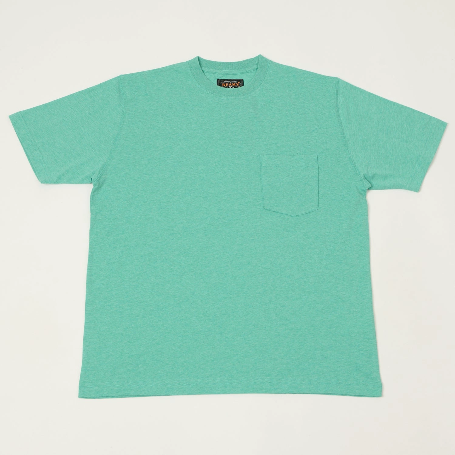 Street Smart Flatlock stitching Beams Plus Pocket T-Shirt - Green