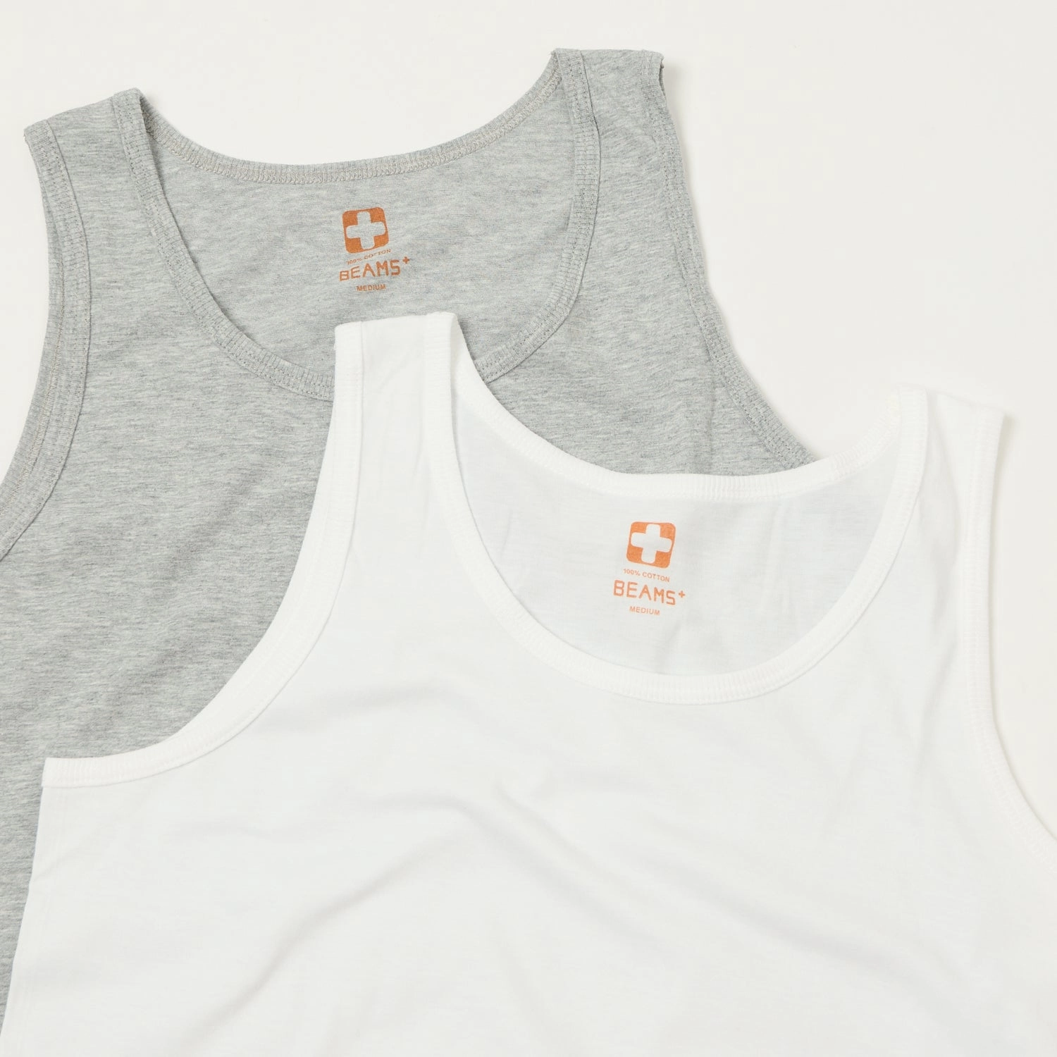 Essential Clothing Versatile Performance Beams Plus Tank Top Two Pack - White/Grey