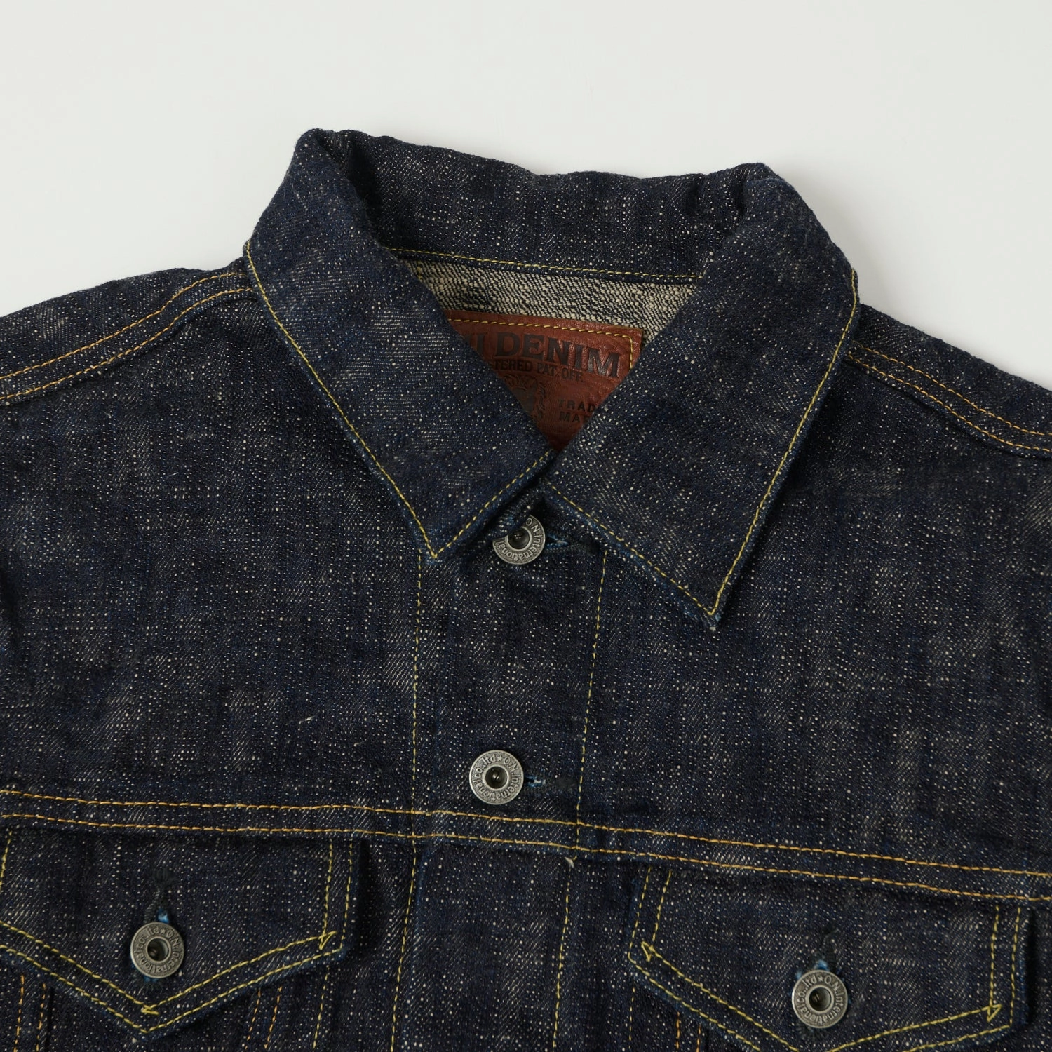 Prospect ONI Denim 02527P-Kasuri 17oz Type III Denim Jacket - One Wash