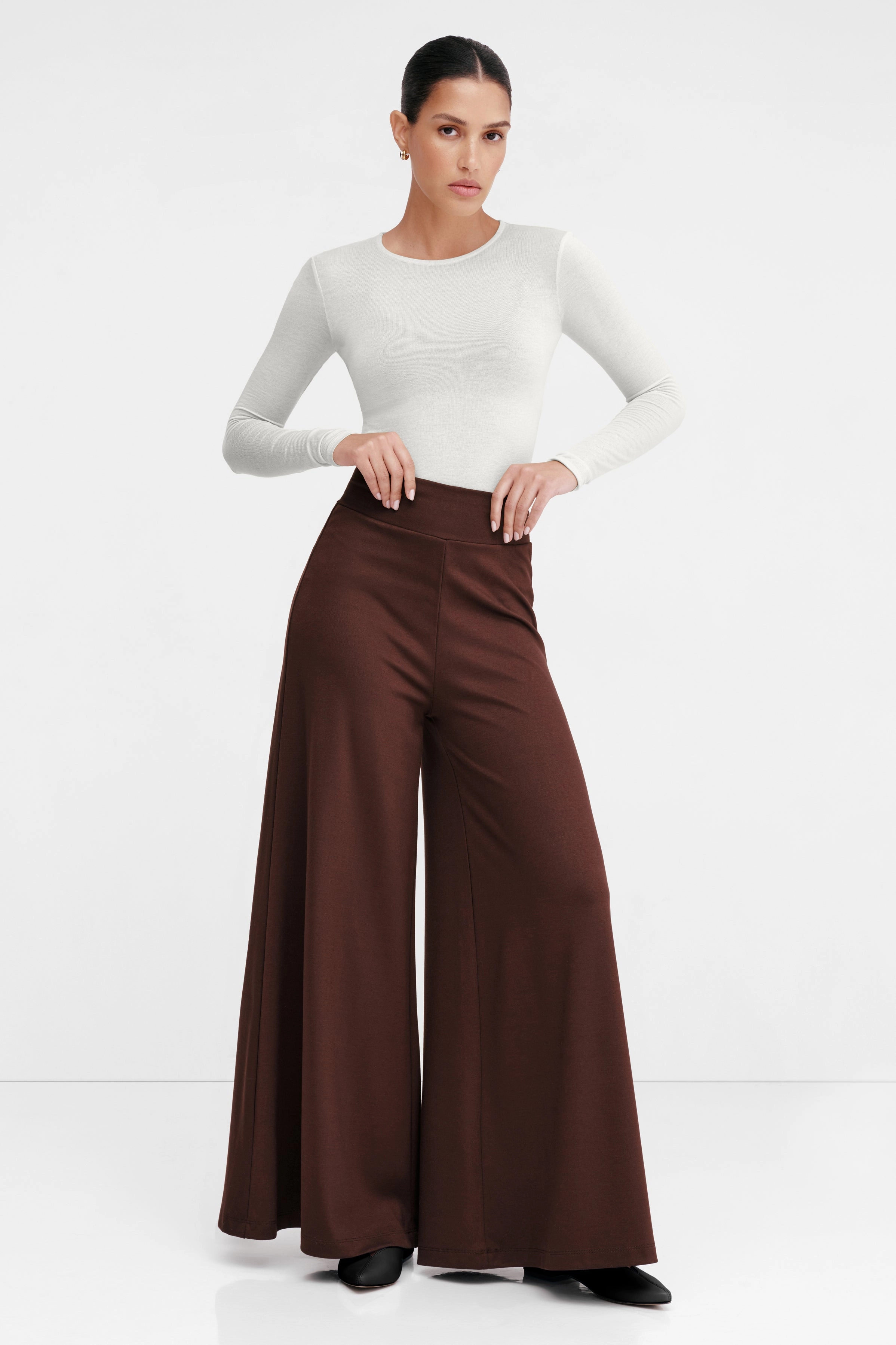 Petite Georgia Pants Lace Accent