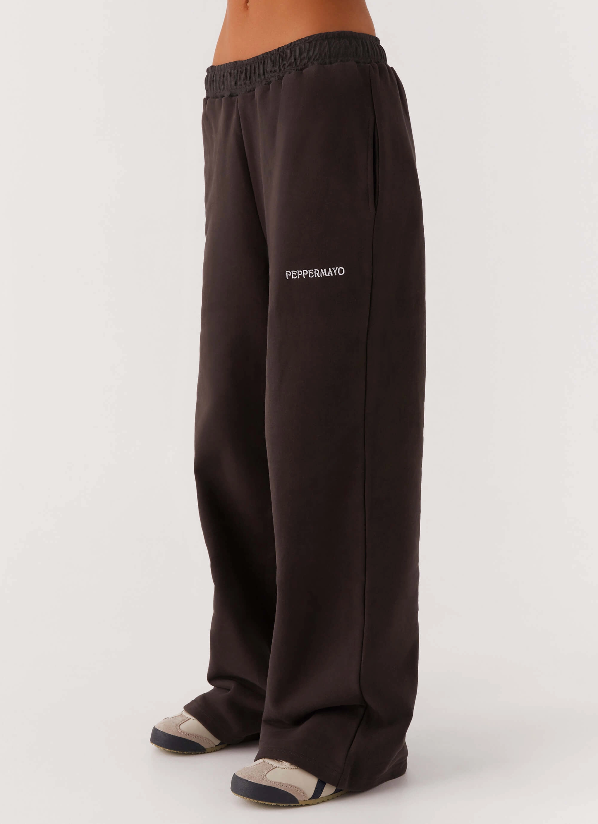 Trend Detail Signature Sweatpants - Charcoal