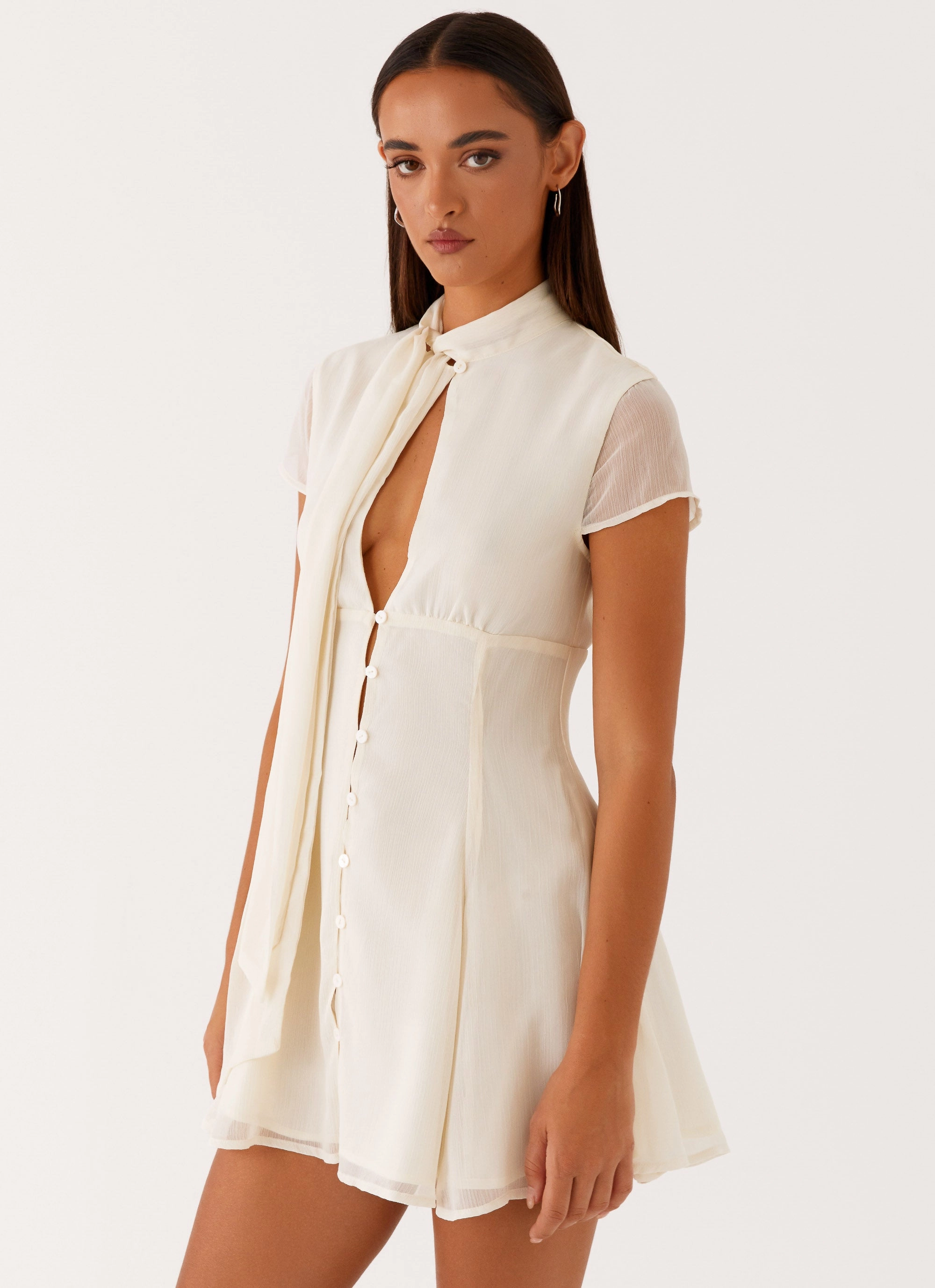 Karling Mini Dress - Ivory Timeless Piece