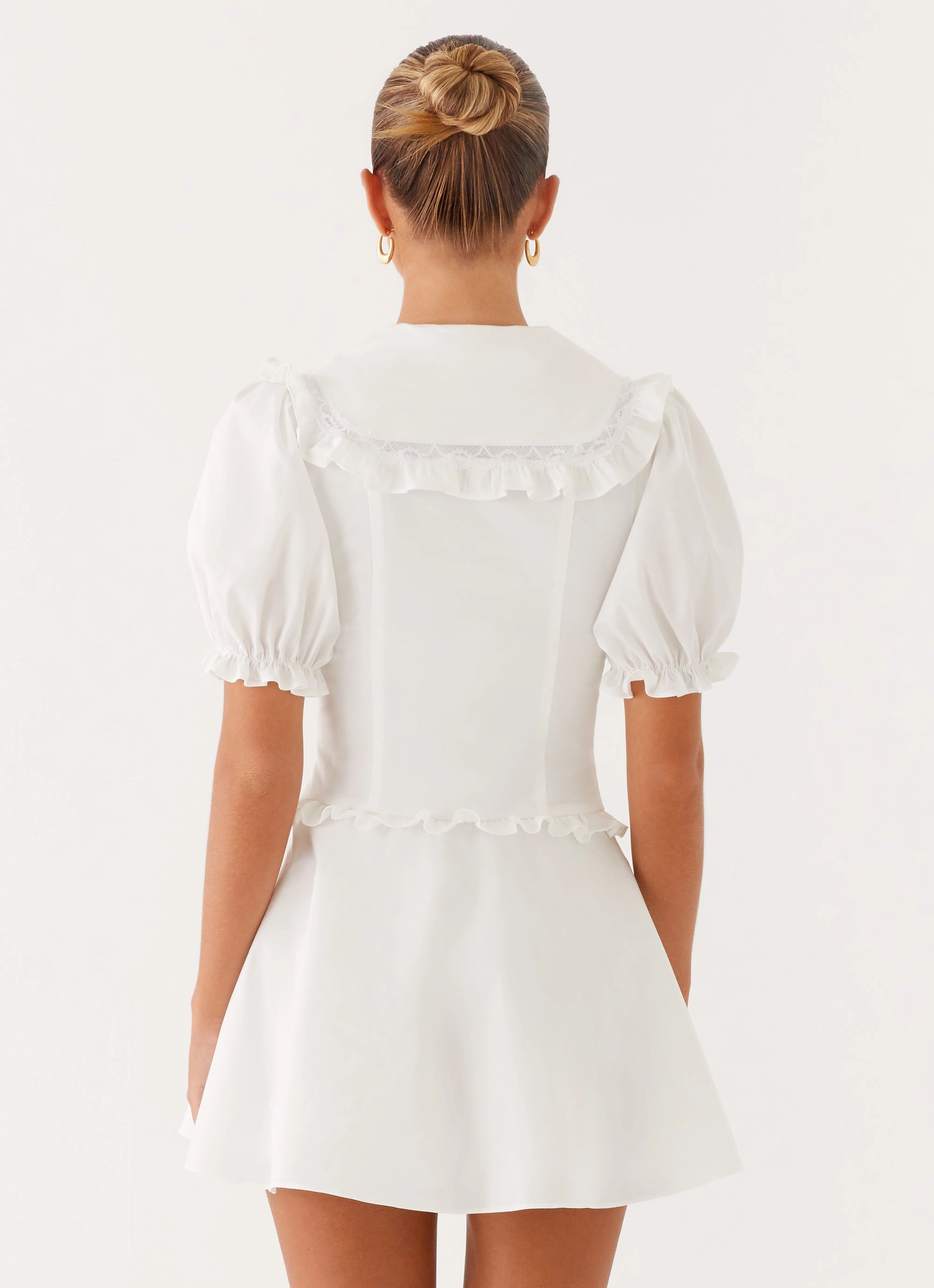 Polished Design LowProfileZipper Seana Mini Dress - White