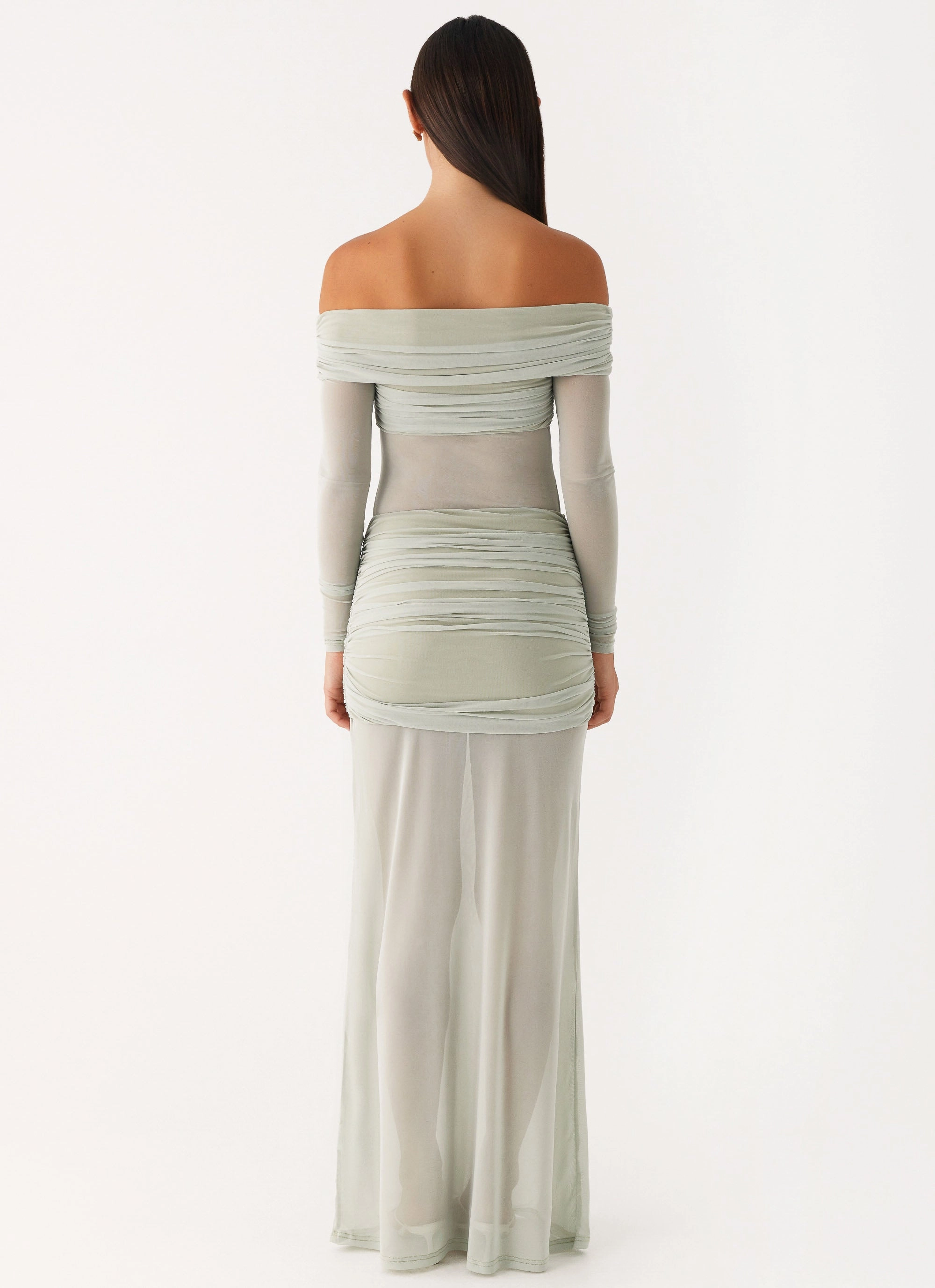 Mercy Maxi Dress - Sage Sleek And Stylish Smooth Outline