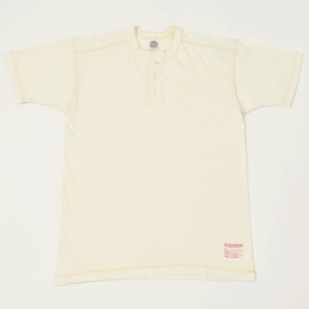 TOYS McCOY Union Henley - Off White Unisex style Printed design