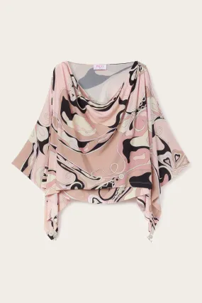 Orchidee Draped Sleeves Top Chic Look Wardrobe Staple