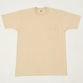 TOYS McCOY Pocket T-Shirt - Beige Eco Friendly Material