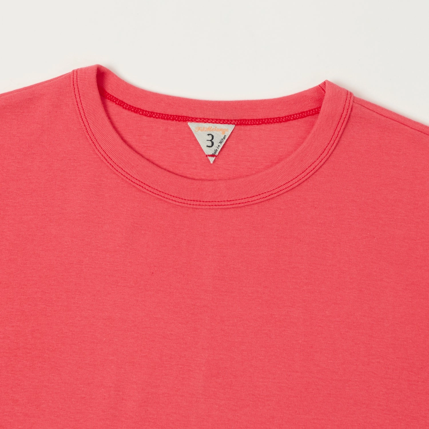 Seam Free Edging FilMelange 'Filipe' Tee - Salmon Pink
