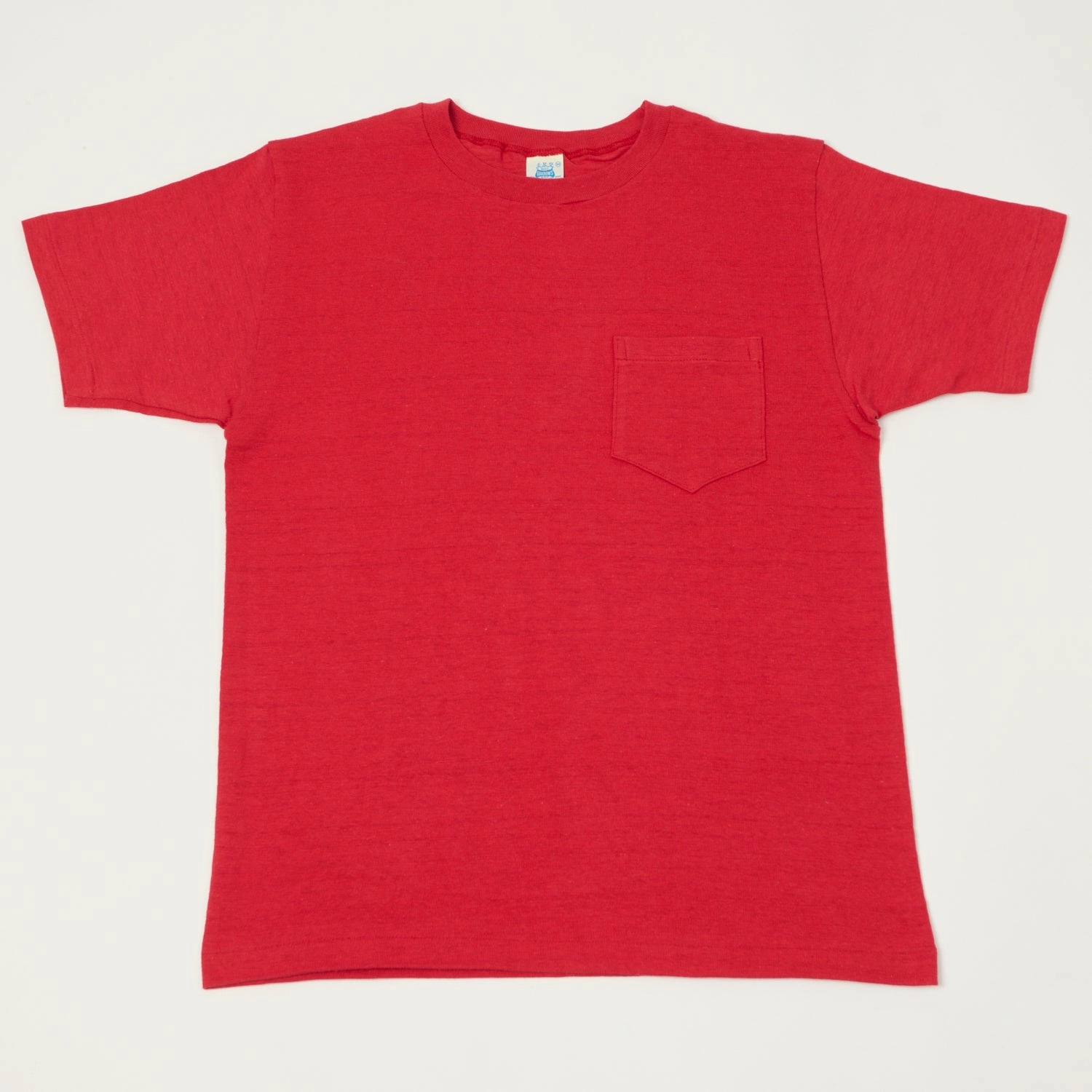 John Gluckow Lot. JG-CS07 'Keeper' Pocket T-Shirt - Red Breathable Comfort Design