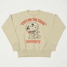 Comfortable clothing TOYS McCOY 'Eyes on the Stars' Print Sweatshirt - Sand