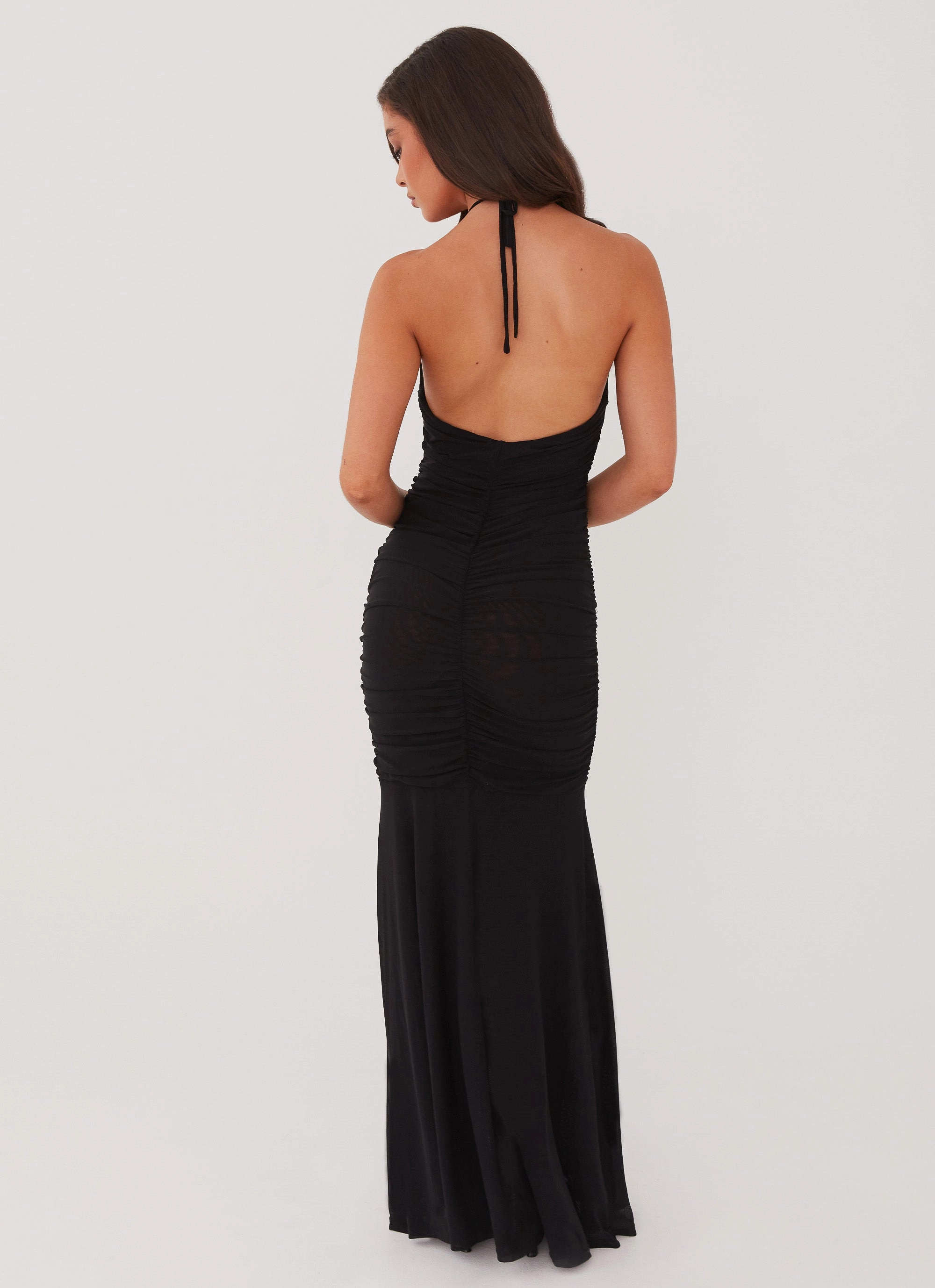 Brynne Maxi Dress - Black Easy Match Inner Feel