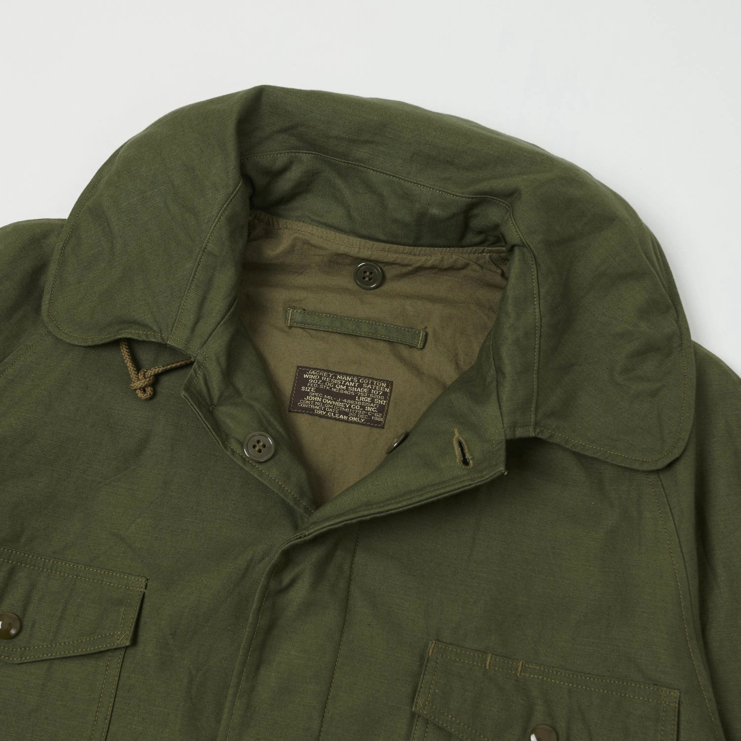 Buzz Rickson's Wind Resistant Field Jacket - Olive Drab Generation